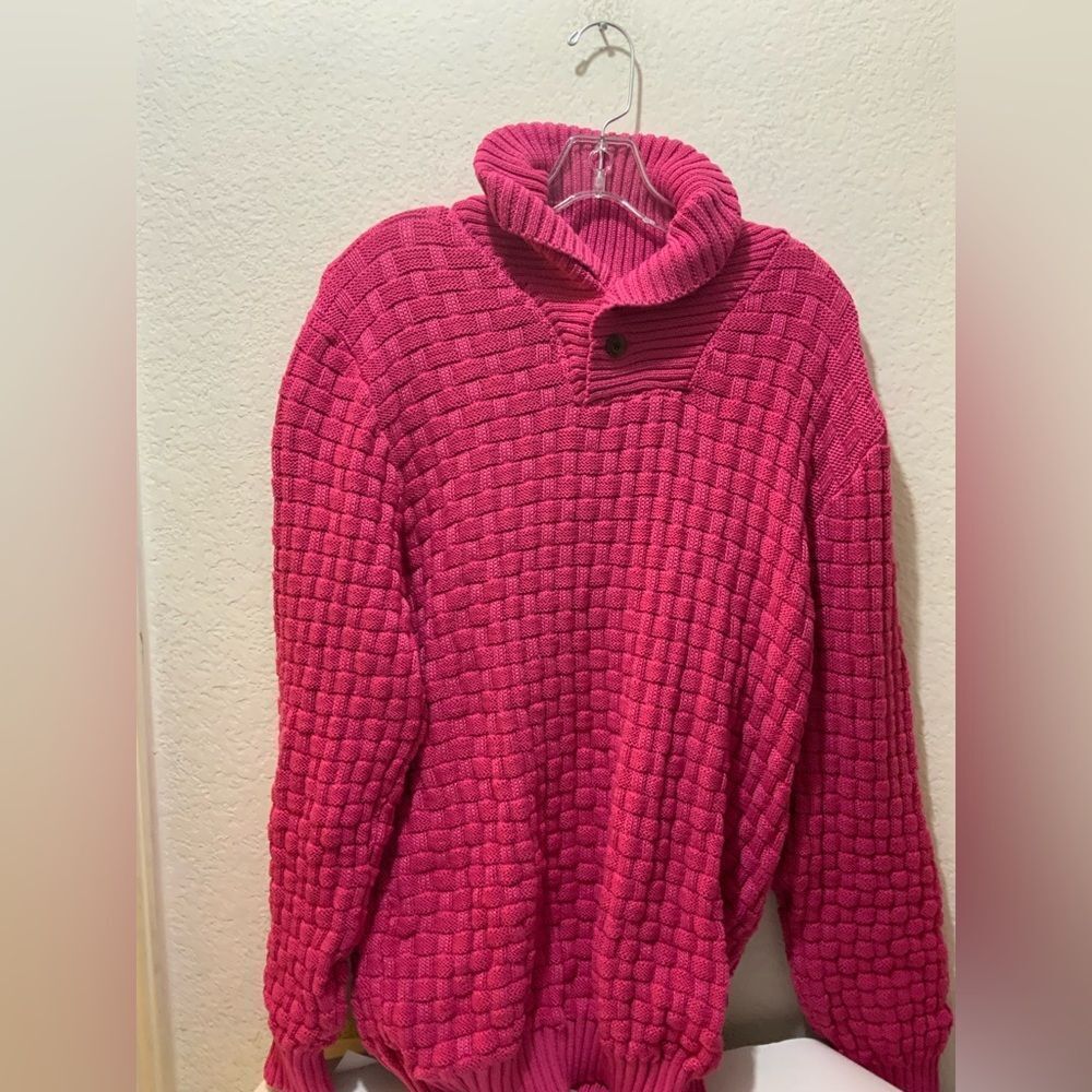 New Manfinity  Solid Cable Knit Sweater size XL